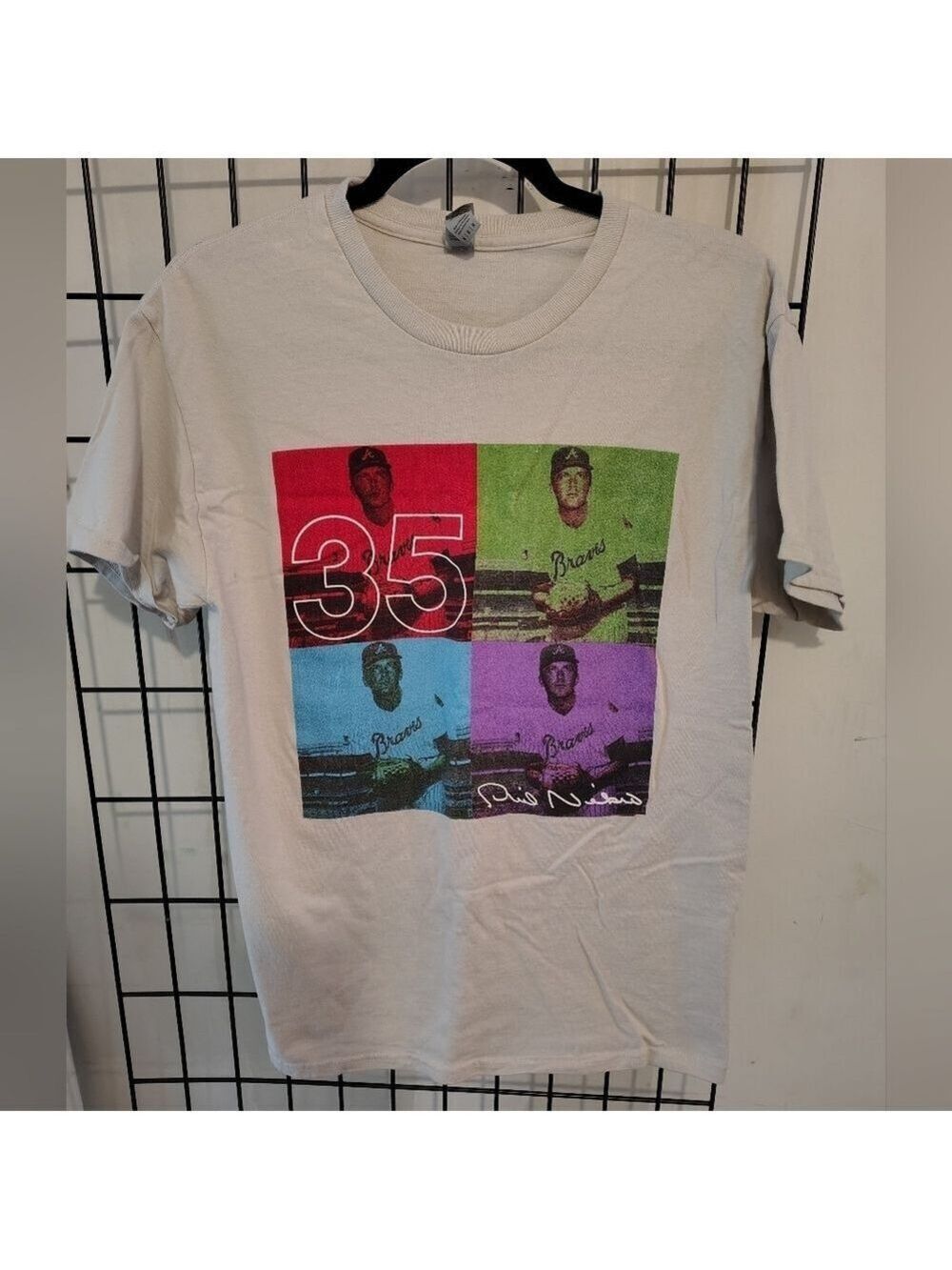 Atlanta Braves Phil Niekro #35 Cotton T-Shirt